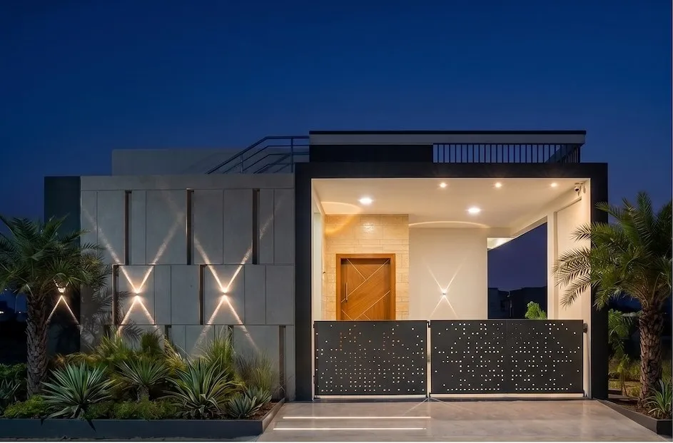 A home at Nimba Luxe Living at dusk